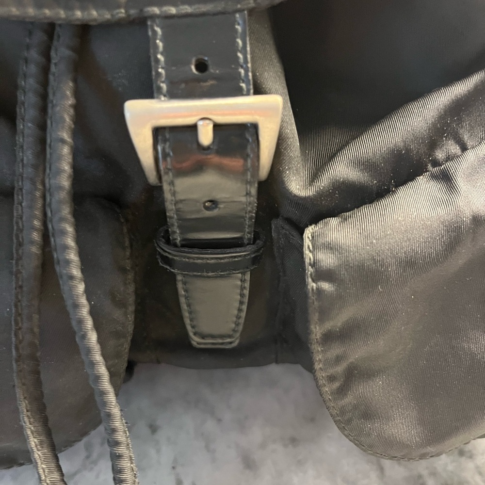 Prada Black Backpack Water-Resistant Nylon - Picture 3 of 13
